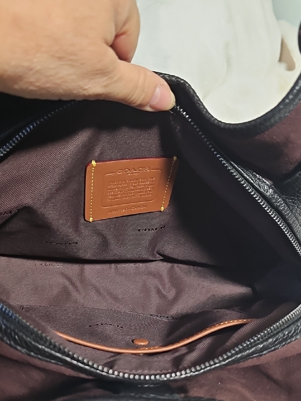 Coach Lori Leather Shoulder Bag - Picture 8 of 16